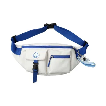 Huangmu Nylon Fanny Pack Crossbody Bag Sling Bag Regular Unisex Multicolor