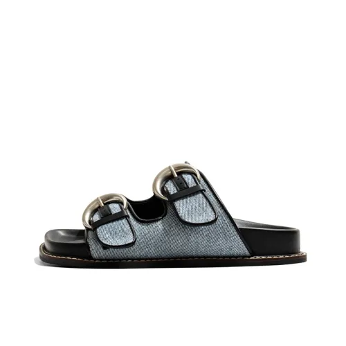 Old Meow Square Toe EUR Lightweight Slide Slippers 2.5cm Women's