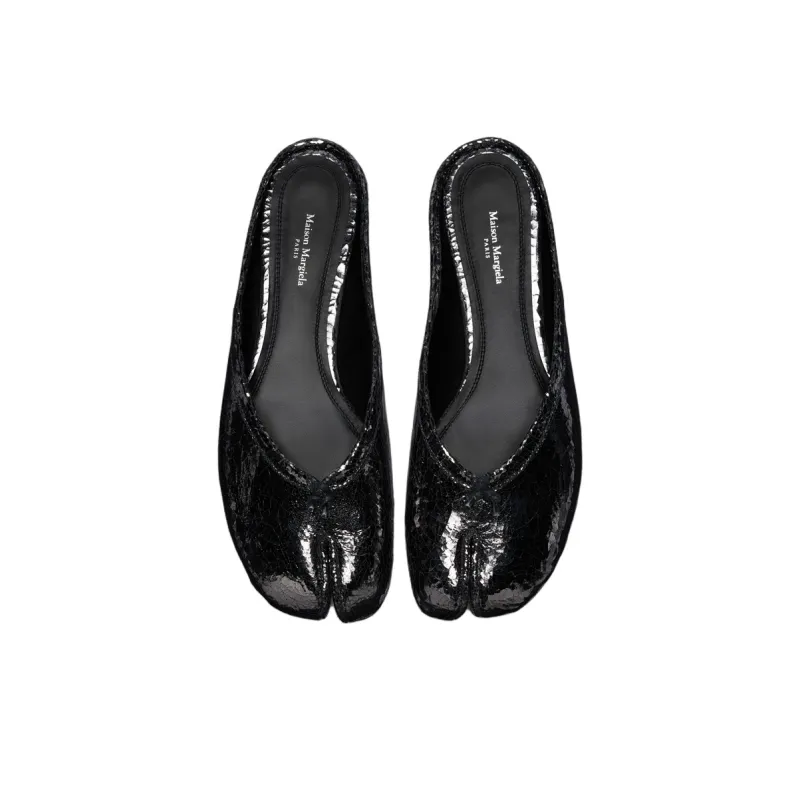 Maison Margiela Tabi Rubber Sole Slip Resistant Wrap toe Slippers Women's Black-3