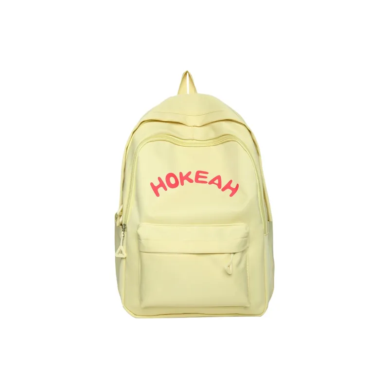 SUPERCUTE Nylon Backpack Women's White/Black/Green/Pink/Yellow-5