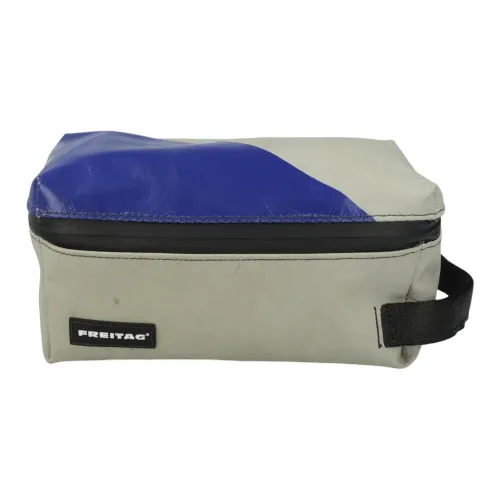 FREITAG Storage Bags Light Gray With Blue Accents