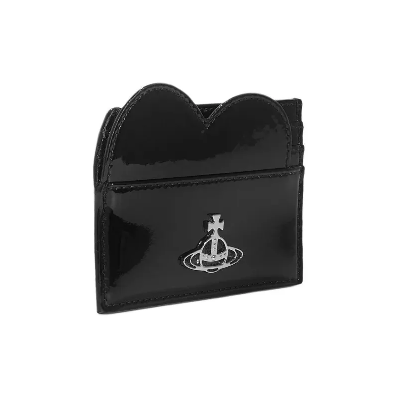 Vivienne Westwood Leather Card Holder Women's Black-1
