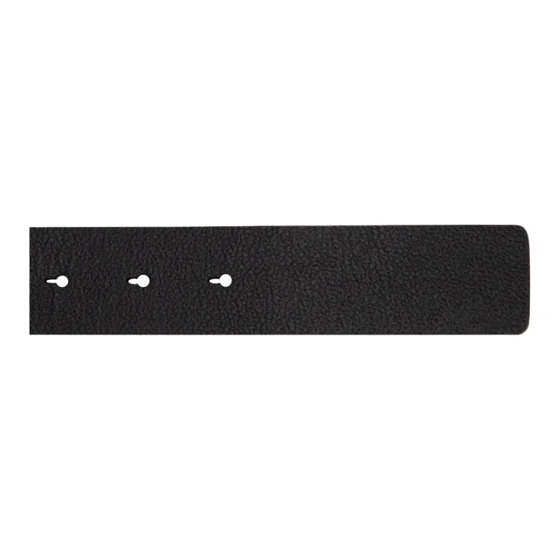 CALVIN KLEIN Cow Leather Leather Belts Men's Space Black Width 3.5cm-3