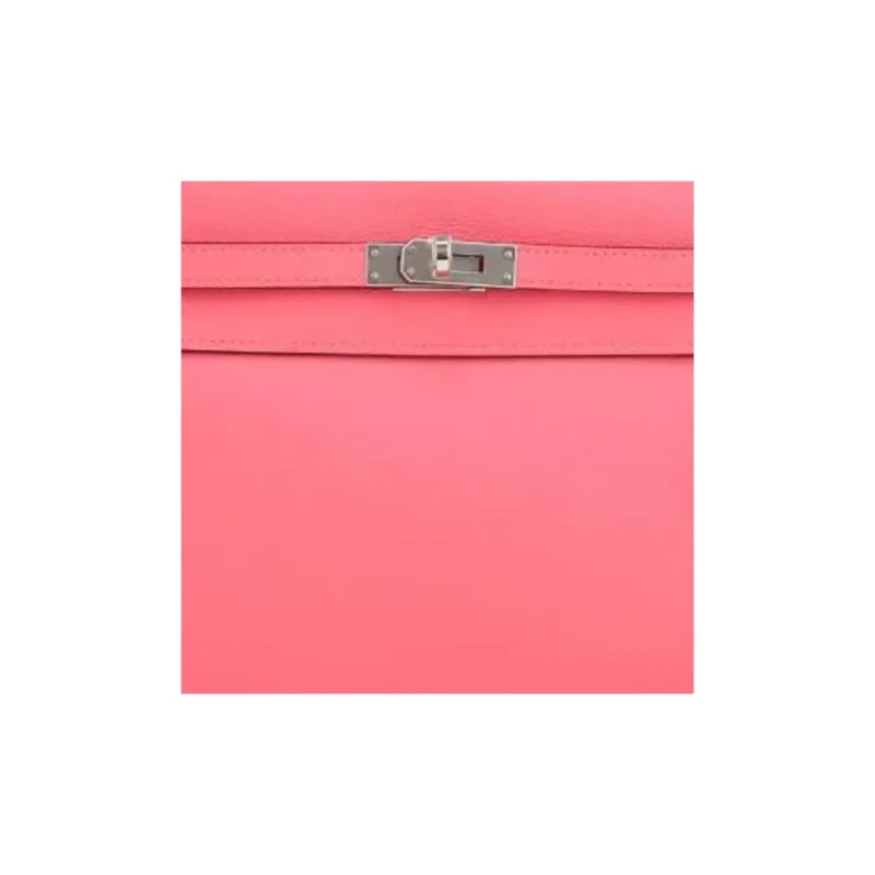 HERMES Kelly Danse Swift Leather Handheld Crossbody Bag Shoulder Bag Regular Women's 8W Rose Azalea New Lip Balm Powder-4