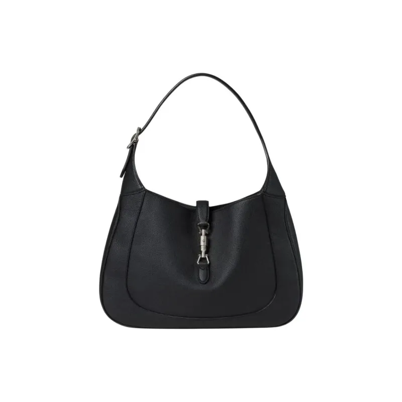 GUCCI Grained Soft Leather Handbag Shoulder Bag Men's Black-0