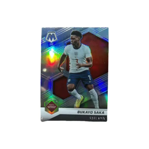 PANINI World Cup Mosaic, Saka, England, Arsenal, Silver Fold, Soccer Player Card, Card Product Access Sports Cards 1 Pc