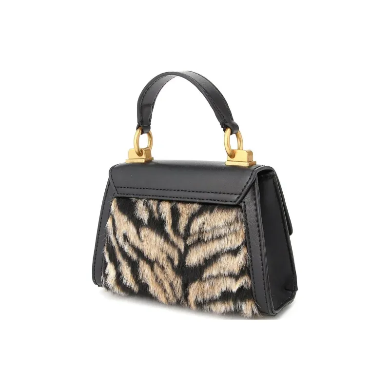 GUESS Polyester With Polyurethane Shoulder Bag Crossbody Bag Handbag Mini Women's Black-3