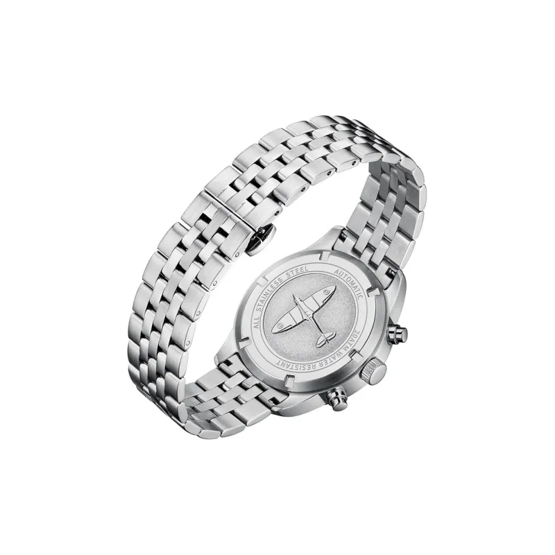 Welly Merck Automatic Mechanical Movement Watch Men's Watches Black Dial-11