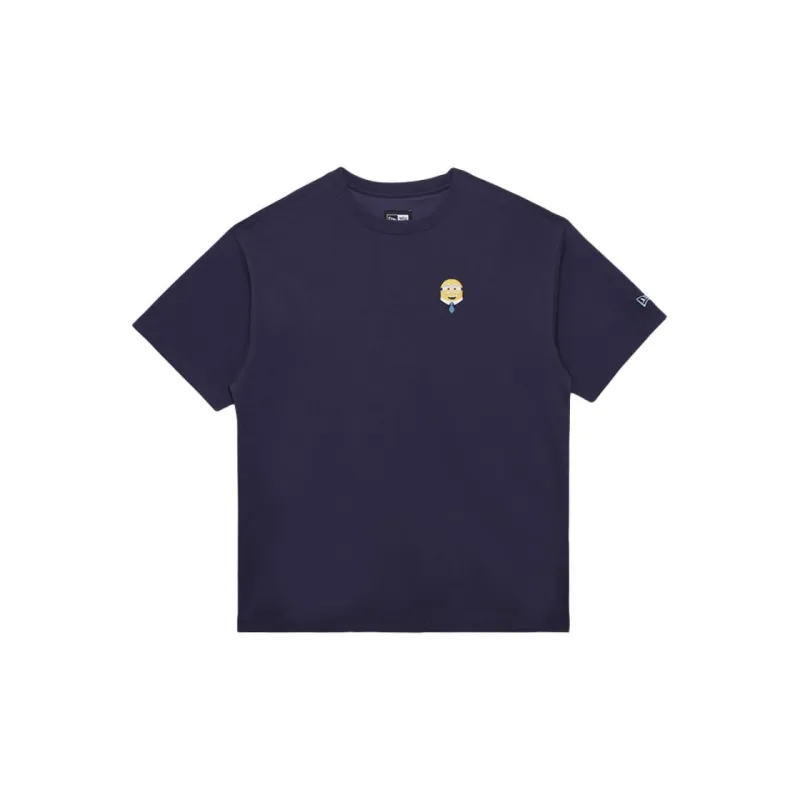 New Era Minions Co branded Edition T Shirts Unisex Navy Blue-1