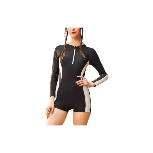 LINING One-Piece Swimsuits Women's 182 Black/White Right Angle