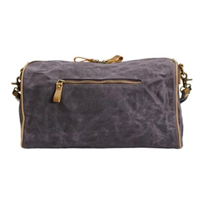 TTaG．baG Leather With Wax Canvas Shoulder Bag, Crossbody Bag Regular Men's Khaki/Army Green/Dark Gray/Black-9