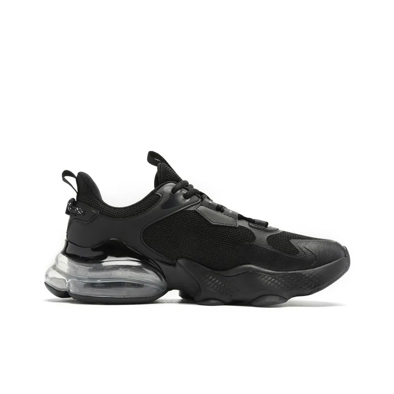 QIAODAN North Pluto 3.0 Cushioning Anti Slip And Wear Resistant Low Top Running Shoes Men's Black Iron Gray-1