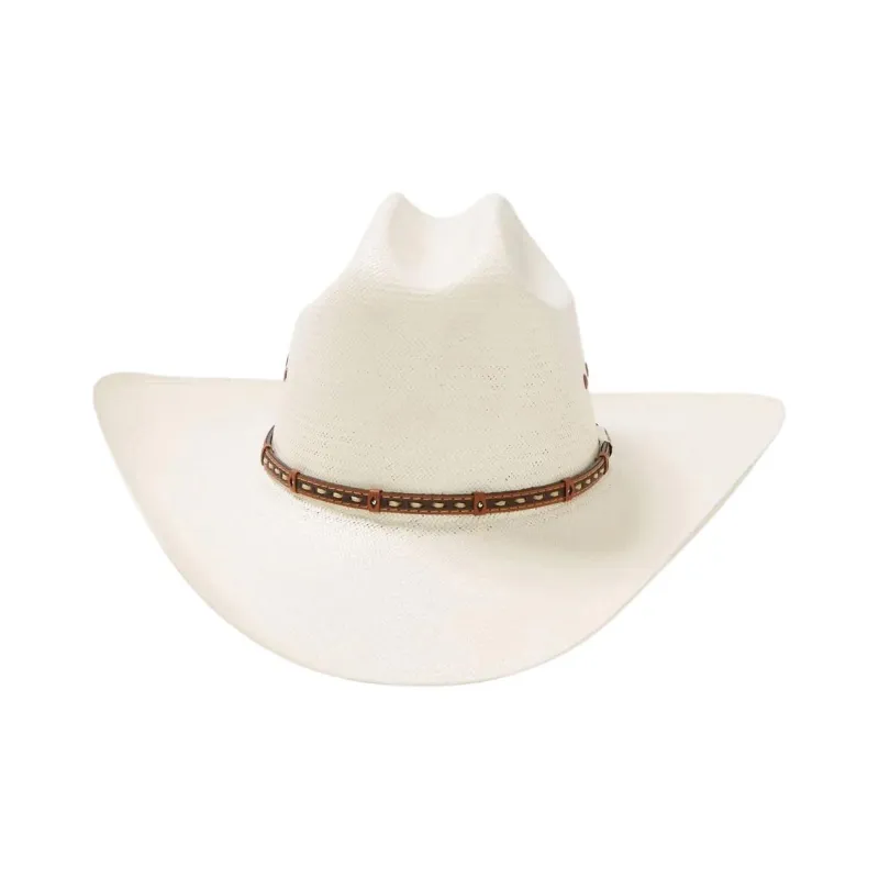 STETSON Straw Sun Protection Hats Unisex White-2