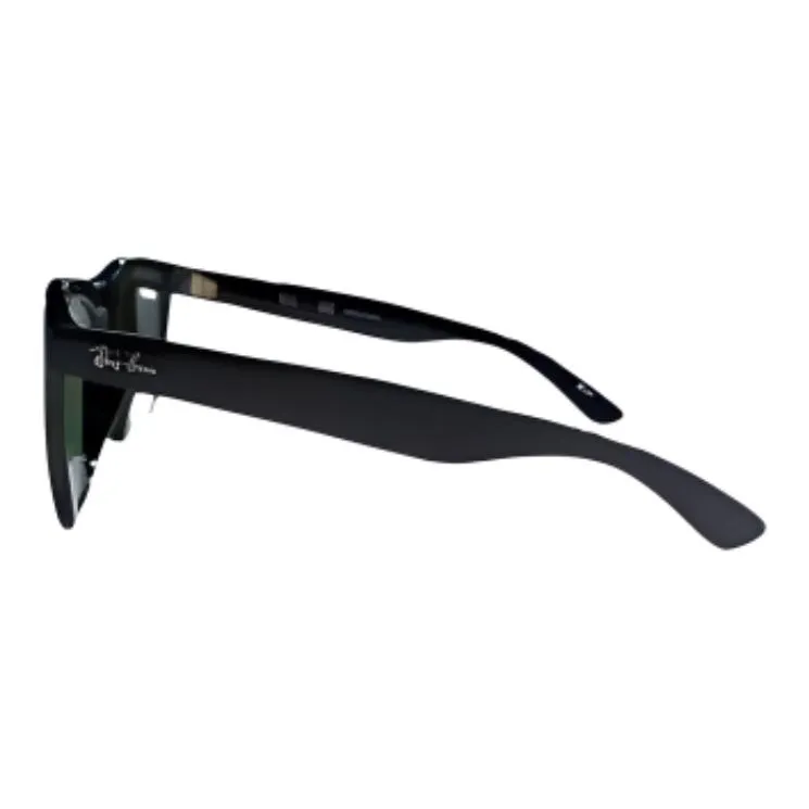 RayBan Plastic Square Sunglasses Men's Black-2