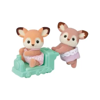Sylvanian Families Elk Twins Dolls Plush Doll Small Size Tall