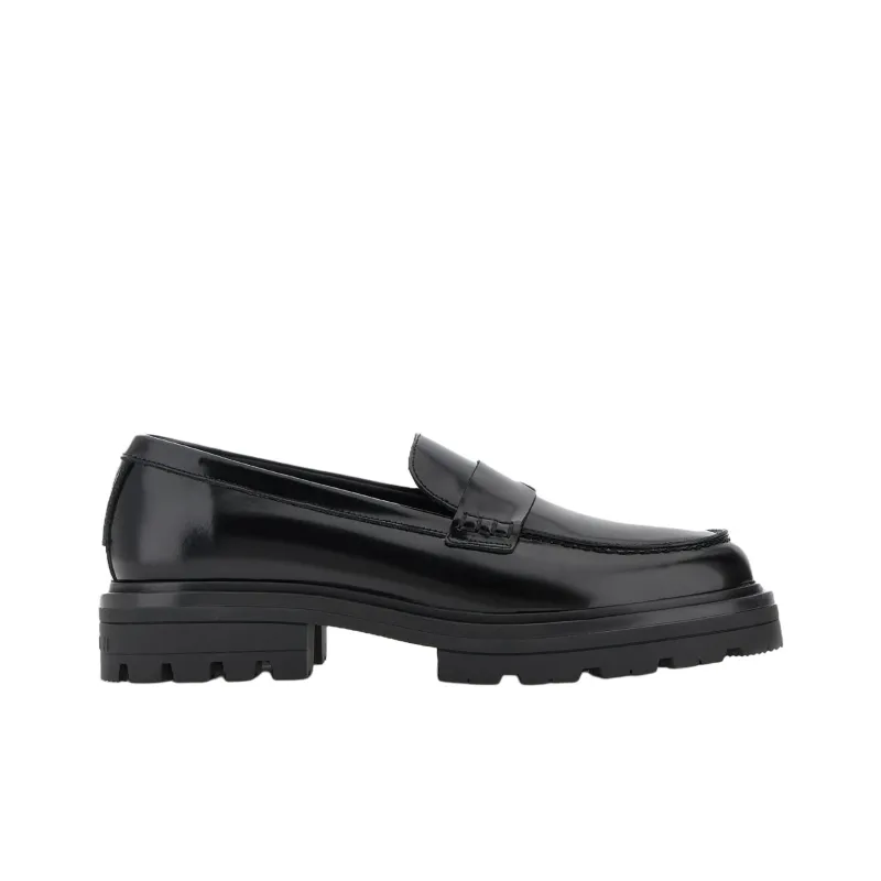 HOGAN H673 Round Toe Loafers-1