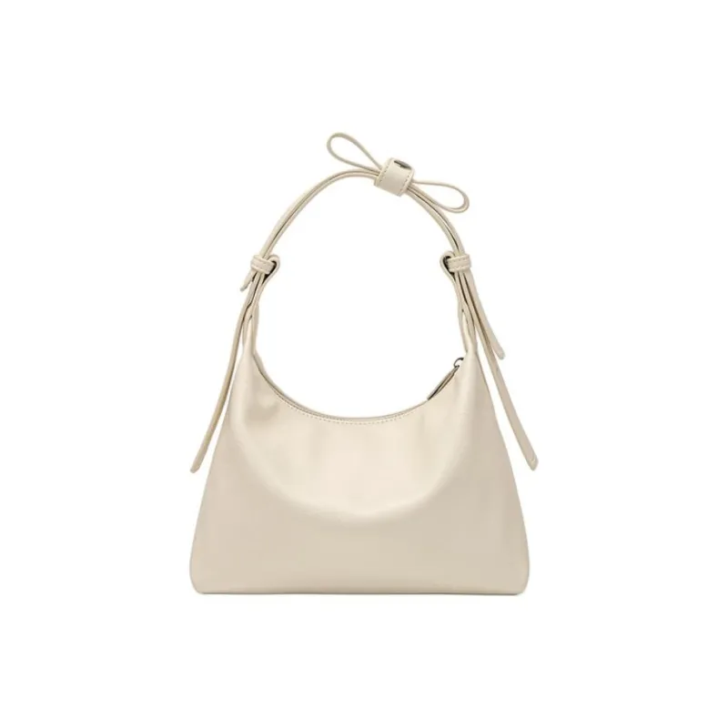 DAPHNE PU Shoulder Bag Women's Ecru/Silver-2