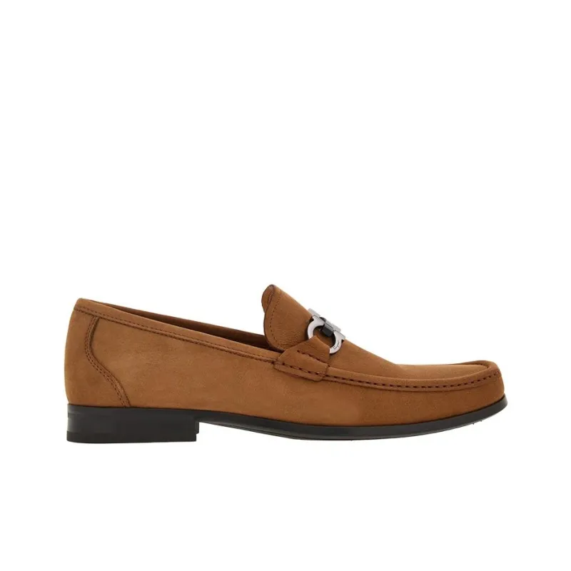 FERRAGAMO GANCINI Loafers Men's Brown-1
