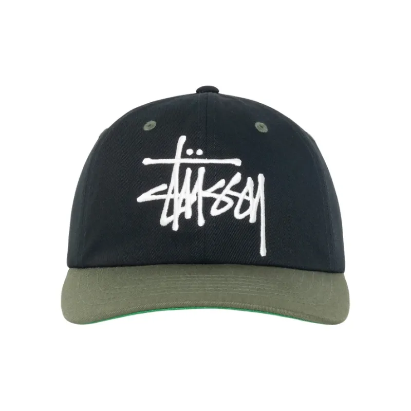 Stussy 100% Cotton Baseball Caps Unisex Black-1