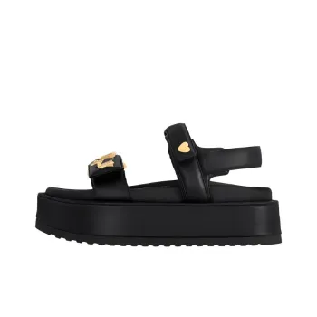 LOUIS VUITTON Sunset Comfort One Strap Sandals 2.5cm Women's Black