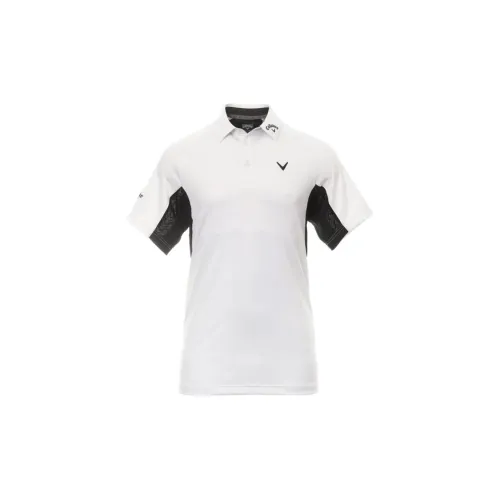 Callaway Polo Shirts Men Black/White