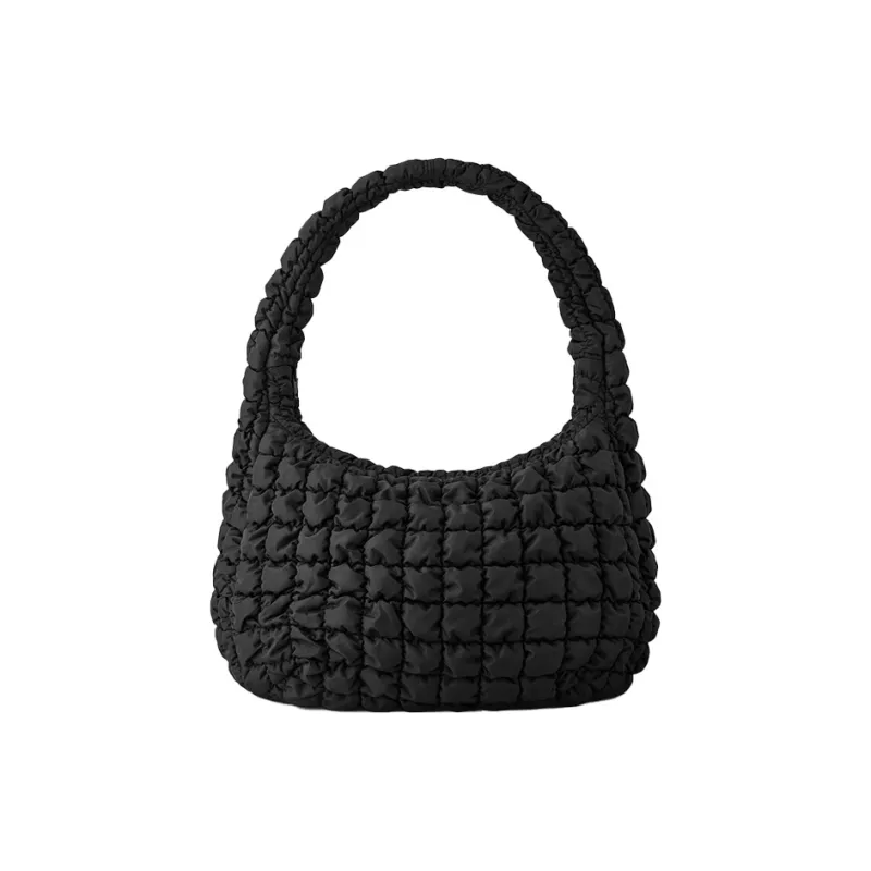 MARKANGARO Fabric Tote Large Size Women's White/Black-6