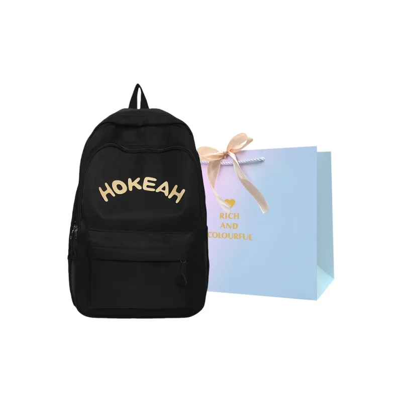 SUPERCUTE Nylon Backpack Women's White/Black/Green/Pink/Yellow-16