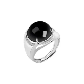 Yi Zhi Jing Bean Type Rings Men's