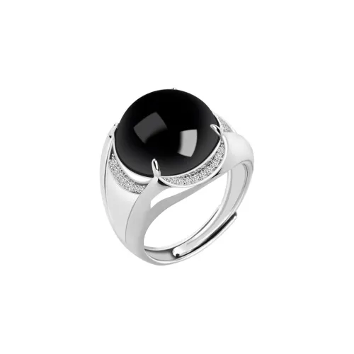 Yi Zhi Jing Bean Type Rings Men's