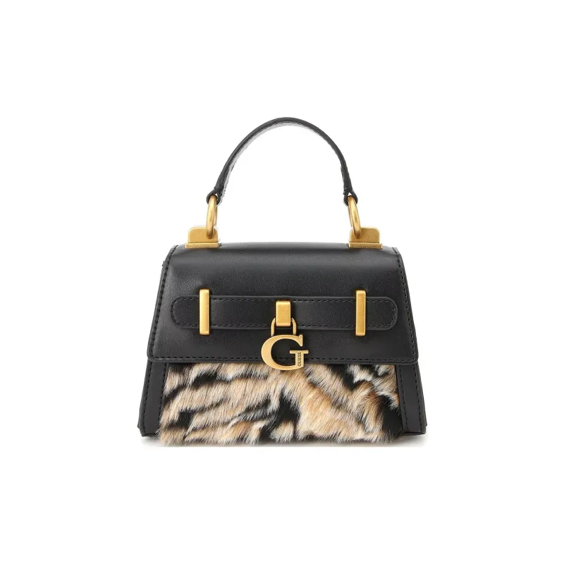 GUESS Polyester With Polyurethane Shoulder Bag Crossbody Bag Handbag Mini Women's Black-0