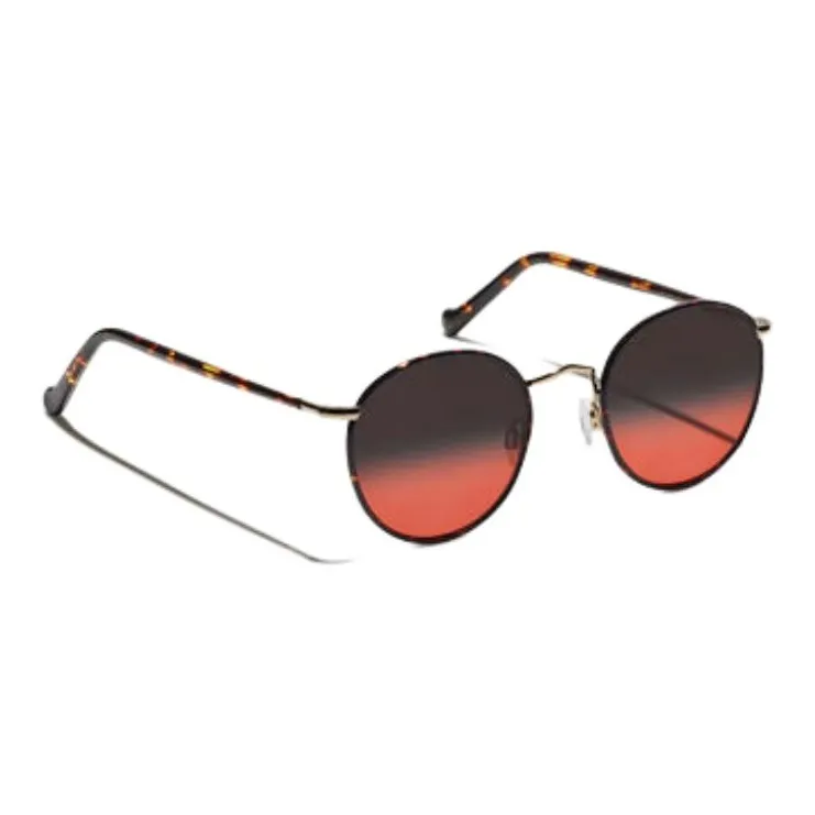 MOSCOT Subject To Official Website Round Sunglasses Men's Tortoiseshell-5