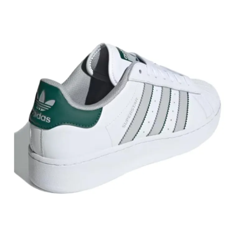 Adidas Superstar Xlg White Grey Collegiate Green-2