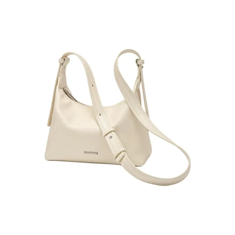 DAPHNE PU Shoulder Bag Women's Ecru/Silver-4
