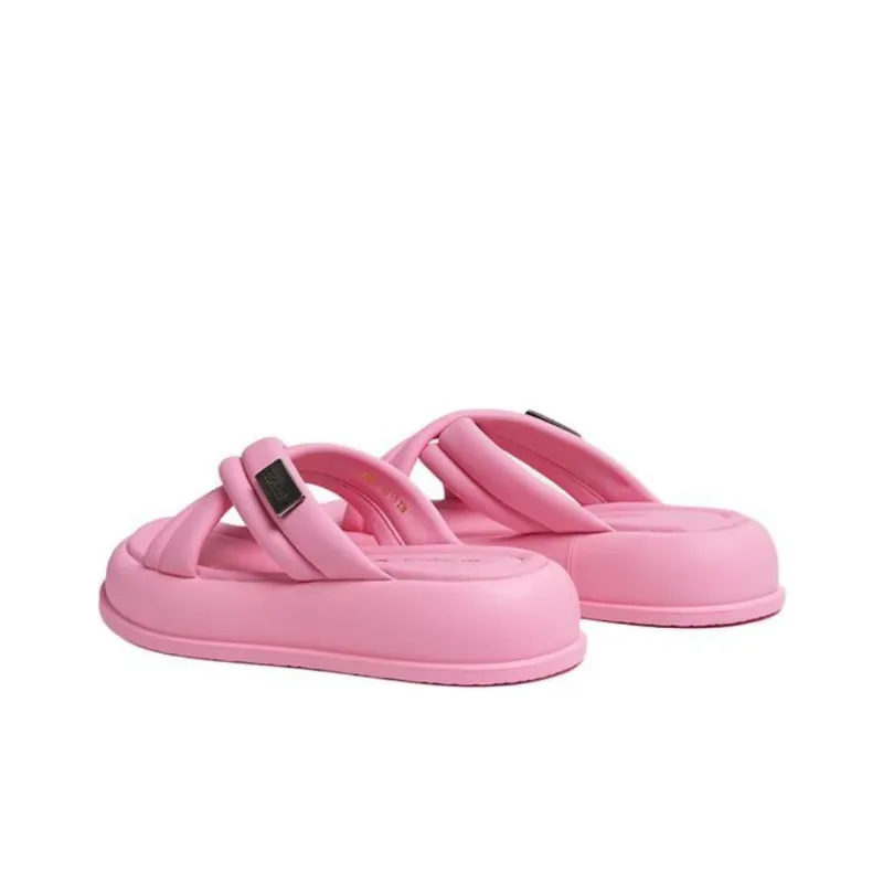 RED DRAGONFLY PU Polyurethane Slip Resistant Abrasion Resistant Slide Slippers Women's-10