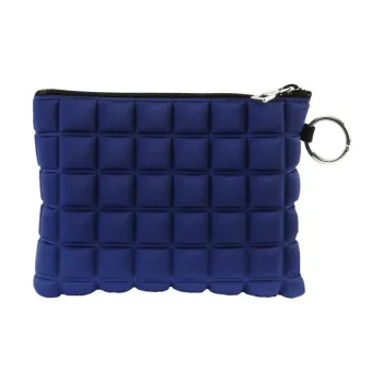 BPRIME 3D Cube Molded Fabric Wallet Women's Dark Blue