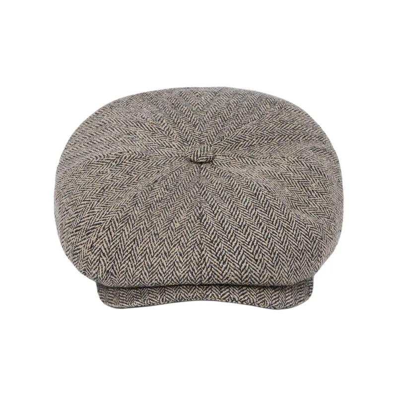 STETSON Silk Cotton Silk Polyester Berets Unisex Brown-1