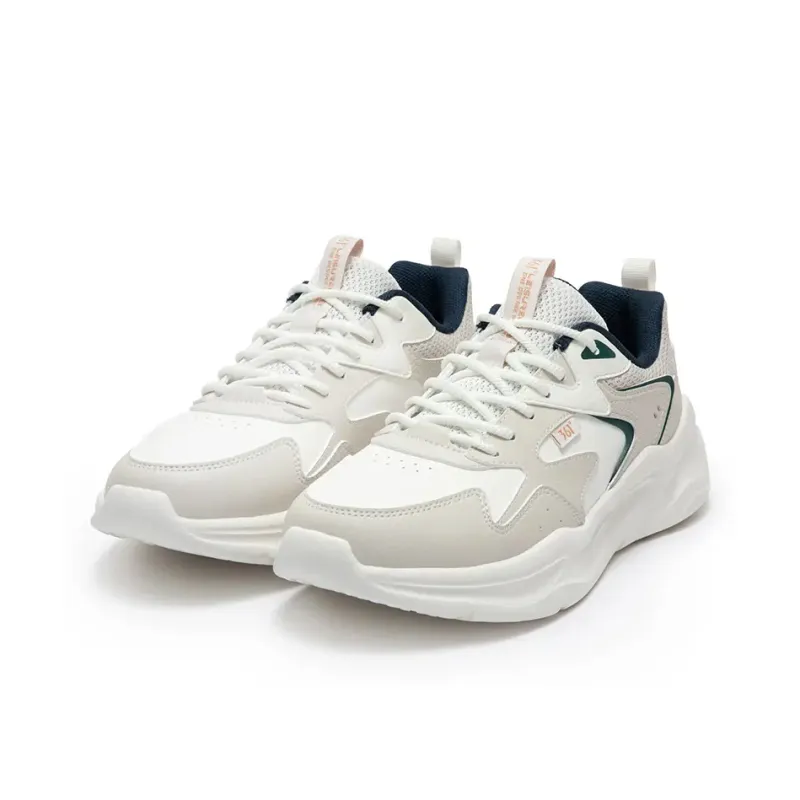 361° Ode 2 Cushioning Wear-Resistant Low-Top Casual Shoes Men's White Beige-2