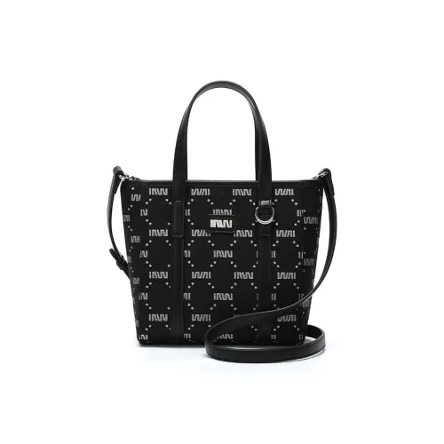 SEPTWOLVES Polyester Shoulder Bag Crossbody Bag Handbag Regular Women's Black