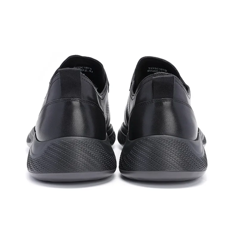 Satchi Wear resistant Lightweight Breathable And Non slip. Low Top Casual Shoes Men's Black-4