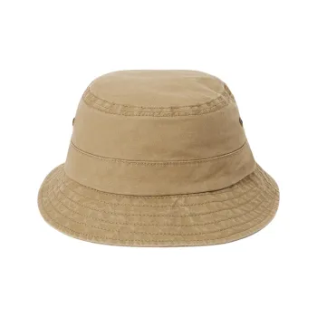 STETSON Cotton Bucket Hats Unisex Khaki