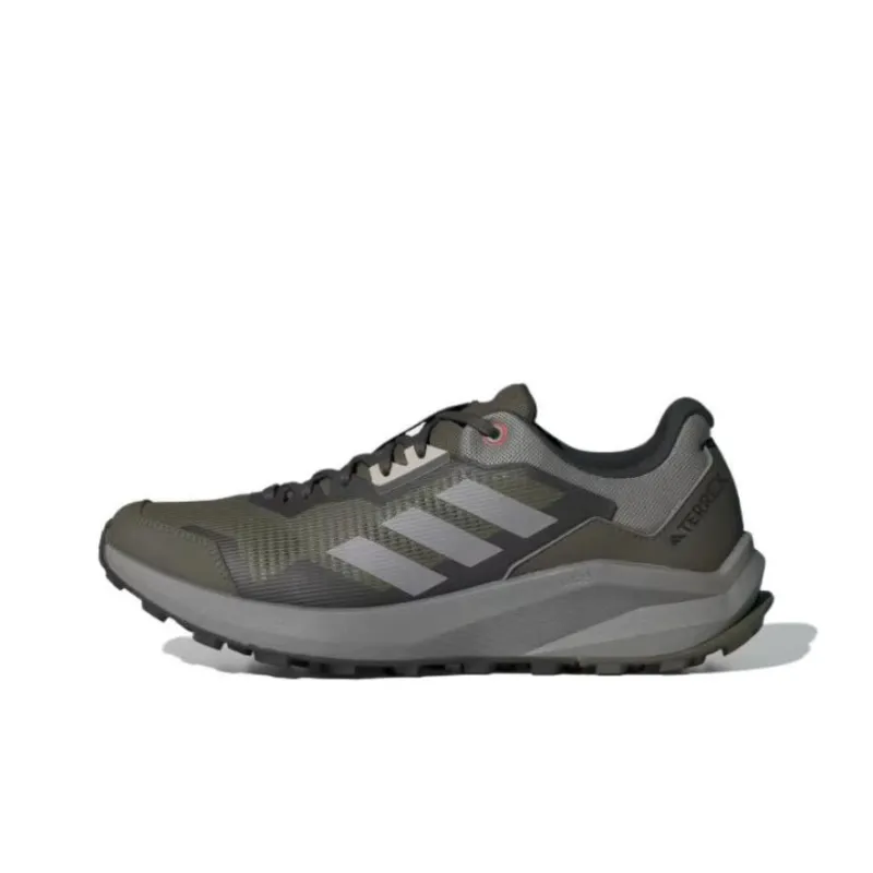Adidas Terrex Trail Rider Support Lightweight Low Top Trail Running Shoes Unisex Green-0