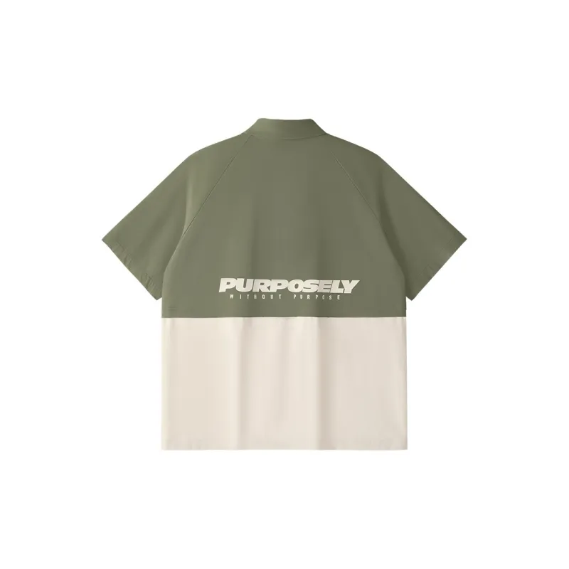 FILA FUSION Shirts Men Verdant Seaweed Green-1