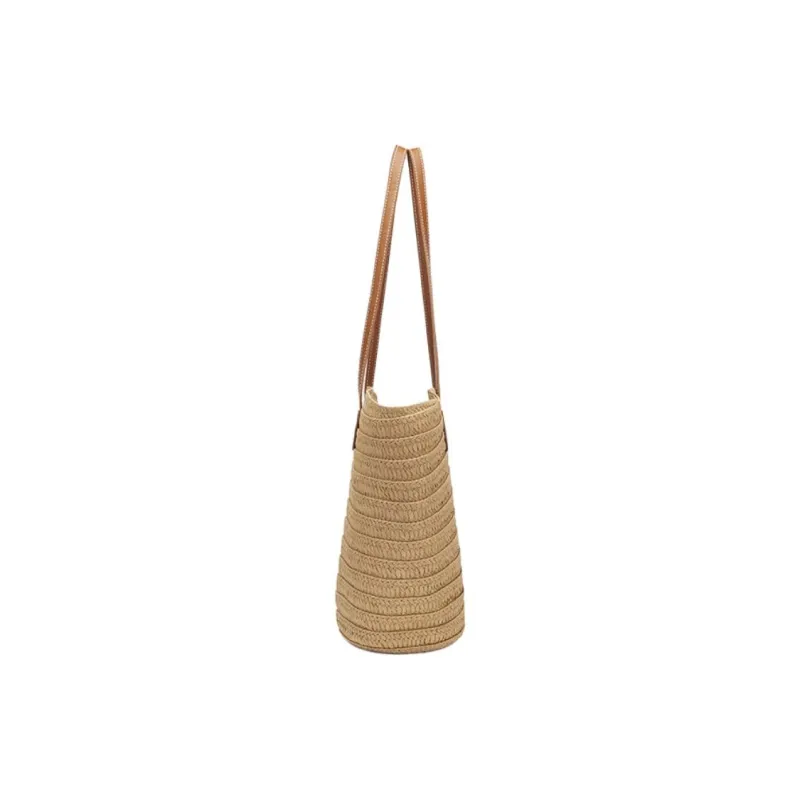 ST&SAT Fabric Shoulder Bag, Tote Bag, Shoulder Bag Tubas Women's Khaki-2