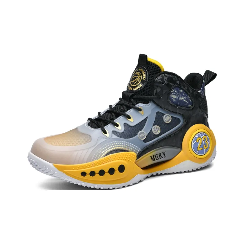 MEKY Anti Slip Wear Resistant High Top Basketball Shoes Unisex-1