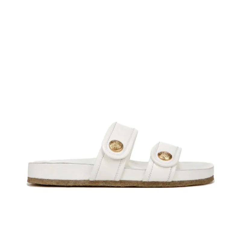 VERONICA BEARD Slide Slippers Women's White-1