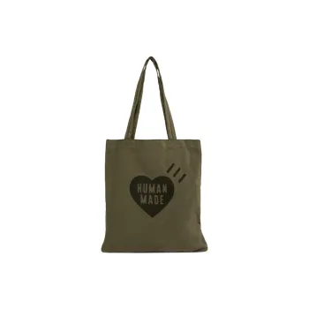 HUMAN MADE Heart print Cotton Tote Bag