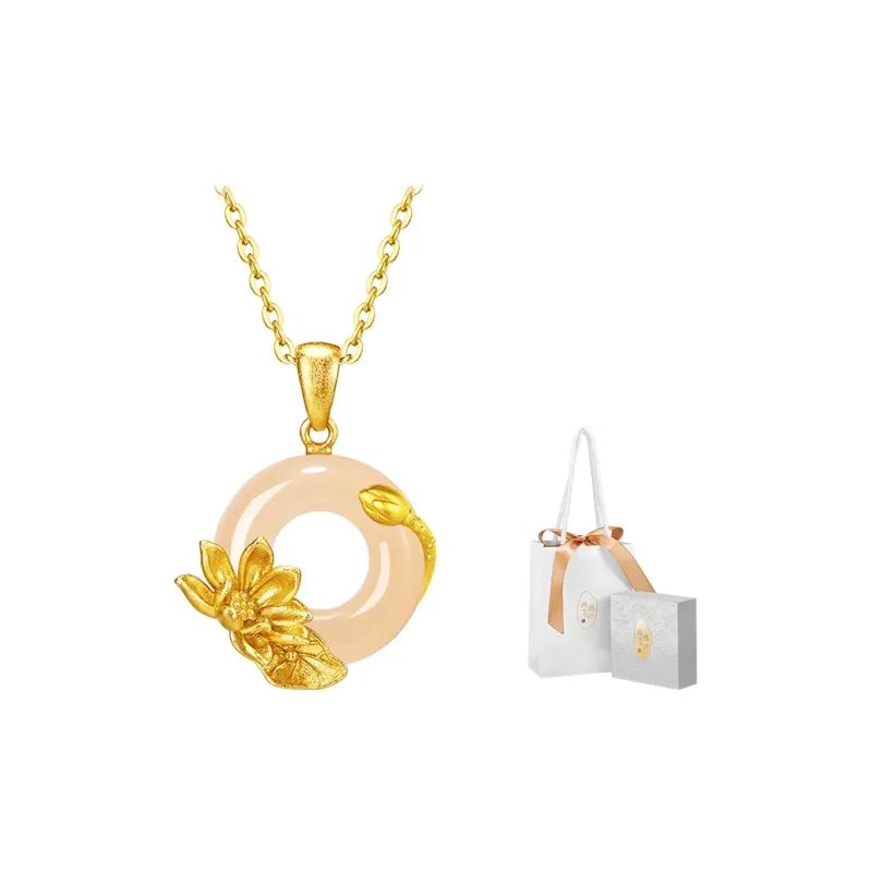 MAMADESHOUHU Chalcedony Jade Necklaces Women's-16