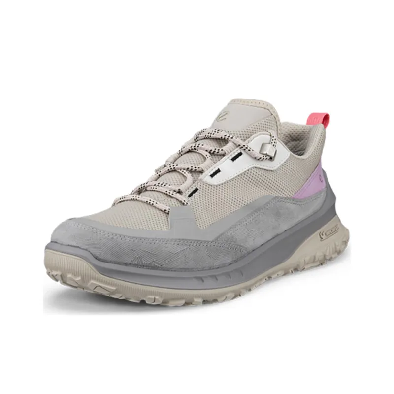 Ecco Water Resistant Low Top Casual Shoes Women's Gray-2