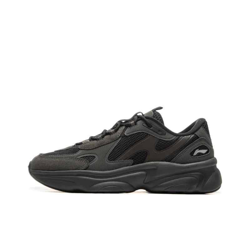LiNing Coconut Milk Tea 2.0 V2 Anti Slip Wear Resistant Low Top Casual Shoes Women's Black-0