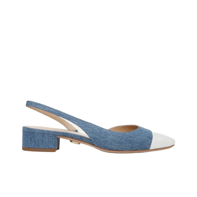 VERONICA BEARD Cecile Casual Single Shoes Women's Light Blue-1